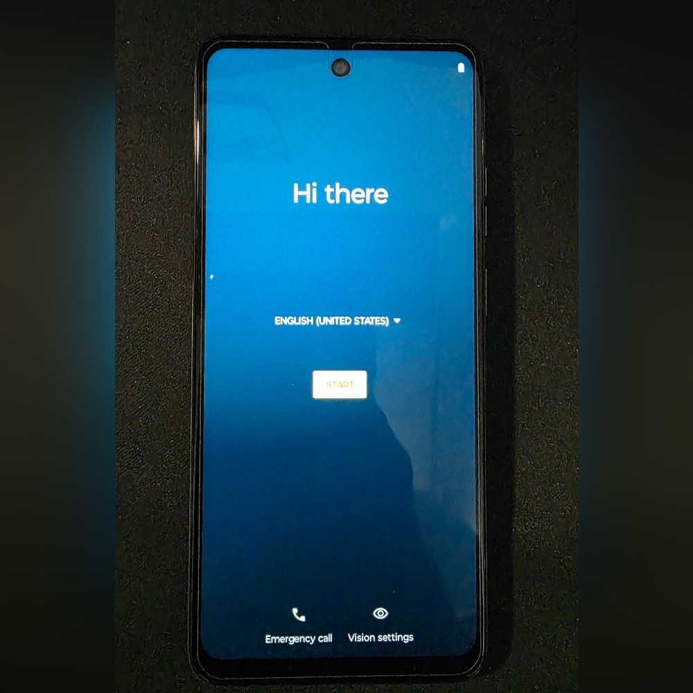 Sleek Black Smartphone with Modern Features